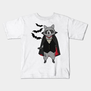 Vampire Raccoon Kids T-Shirt